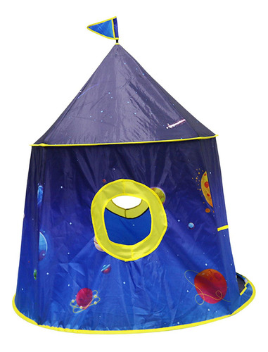 Play Tent Castle Easy Assemble Espacio Exterior Rocket Kids