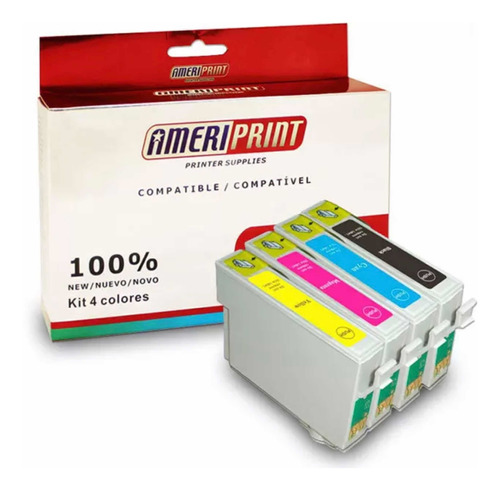 Pack 4 Cartuchos Compatibles Epson T 206 Xp 2101 Ameriprint