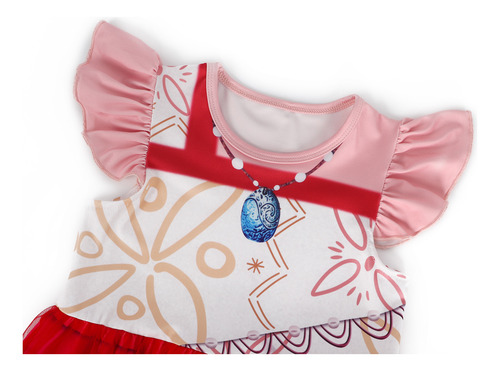 Vestido De Princesa Moana Para Niñas Fiesta De Cumpleaños In