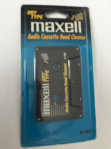 Limpia Cabezales Maxell Audio Cassette Head Cleaner Nuevo!