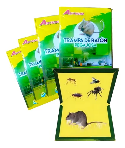 comprar 12 unidades AnyBond Trampa Rata Ratones Pericote Pegamento Adhesivo