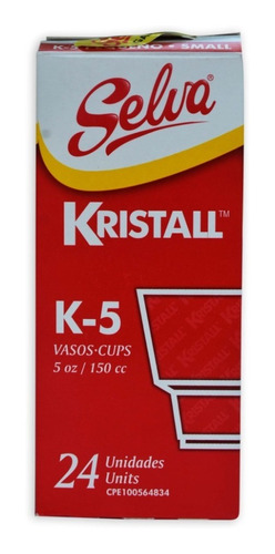 Imagen 1 de 2 de Vasos Kristall Selva K5 (36x24)