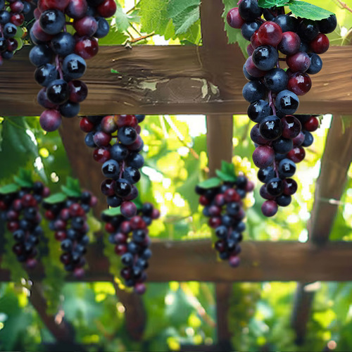 Uvas De Caucho Verde Púrpura, Elásticas, De Goma Blanda, Uva