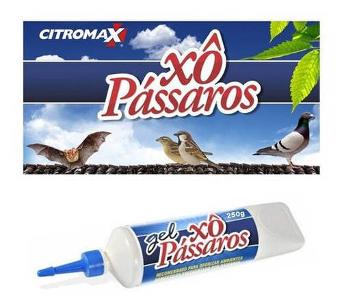 Xô Passaros Gel 250 Gr Espanta Afasta Desaloja Pombo Morcego