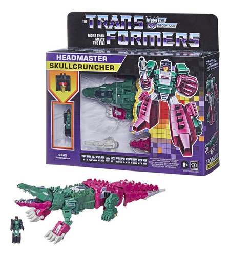 Figura Acción Hasbro Transformers Headmaster Skullcruncher (Usado)