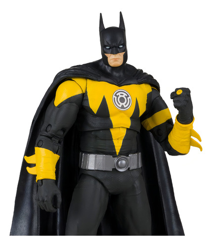 Etiqueta dorada de McFarlane Dc Multiverse Batman (Sinestro Corps)