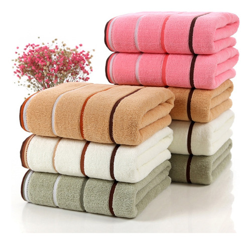 Juego De Toallas De Baño Y Ducha De Algodón Grandes Y Gruesa