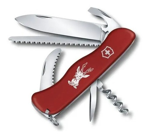 Navaja Victorinox Hunter Roja Con Hoja Para Cazadores Kiv