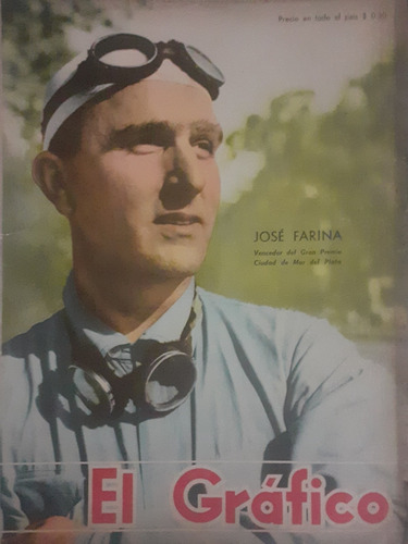 El Gráfico 1491 José Farina , Boca En San Pablo Año 1948