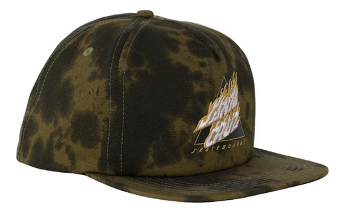 Mid Profile Snapback Hat Flamed Not A Dot Skate Hat