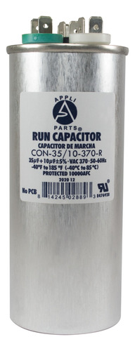 Appli Parts Condensador Capacitor De Marcha 35+10 Mfd Uf (