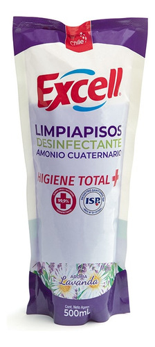 Limpia Pisos Desinfectante Aroma A Lavanda 500ml Excell