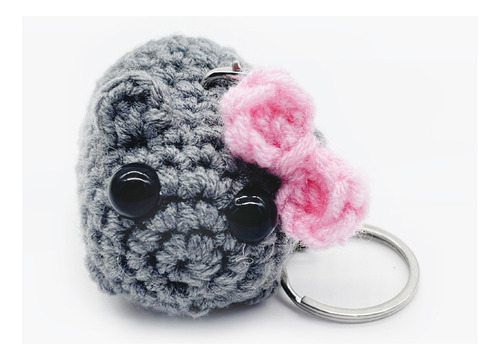 Llavero M A Hamster Con Juguete Tejido A Mano Para Hámster,