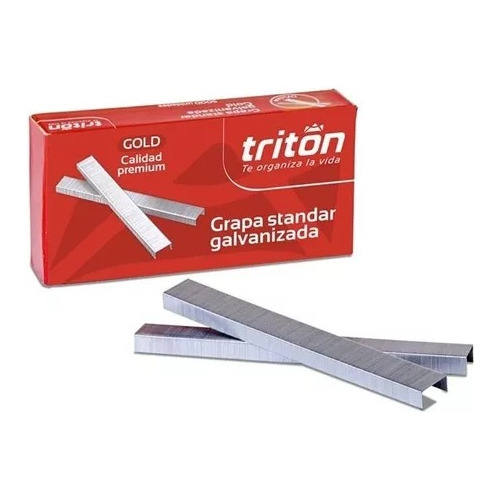 Gancho  Para Cosedora Galvanizado  X 5000 U Triton X 3 Cajas