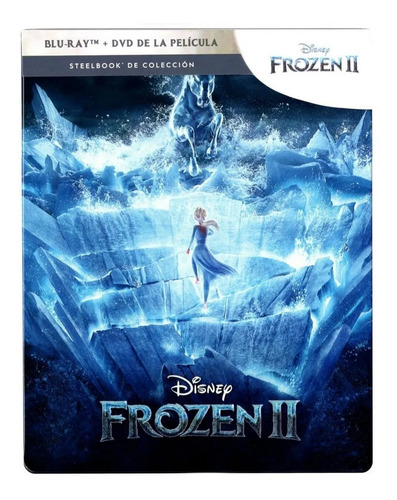 Frozen 2 Dos Steelbook Disney Pelicula Blu-ray + Dvd Nuevo
