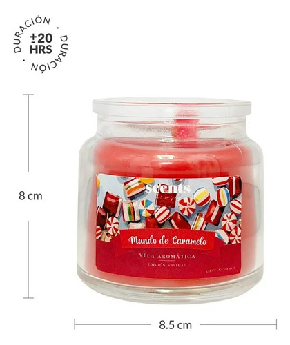 Vela Aromática Fragancias De Navidad 85g Scents For Everyday
