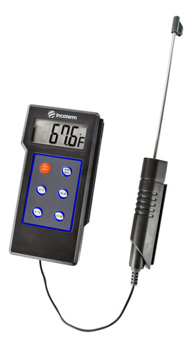 Termometro Digital Tipo Espeto Com Sonda 14cm -50c+300 Incot