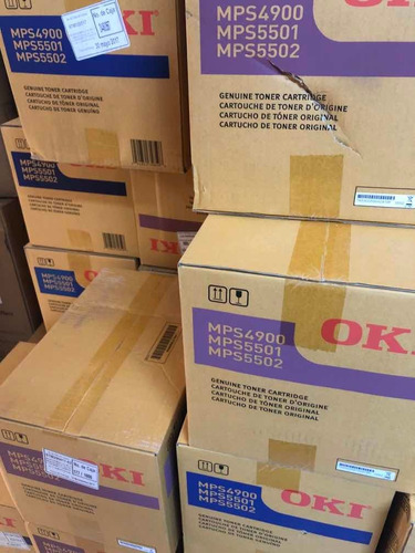 Imagen 3 de 3 de Toner Oki Mps4900 / Mps5501 / Mps5502 Original Caja Dañada