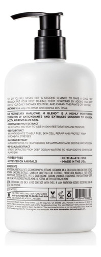 Marlowe. No. 103 Gel De Baño Hombre, Pino Y Madera, 16 Oz