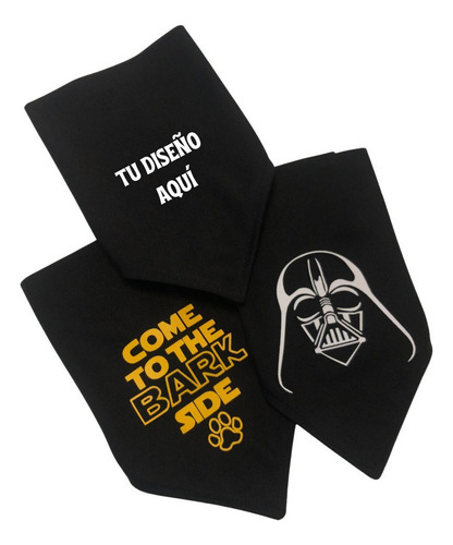 Vulpez Kit D 3 Bandanas Perro Personalizada Paliacate Collar