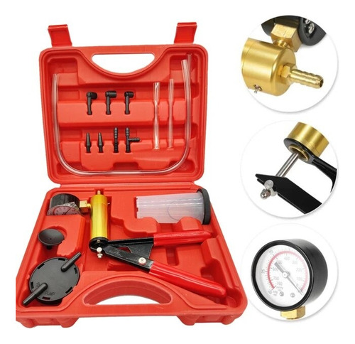 Kit Purgador Sistema De Frenos Herramienta Bomba Purgadora