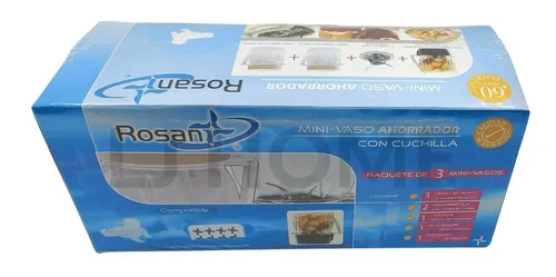 Mini Vasos Rosan Para Licuadora Oster 3 Piezas . Original