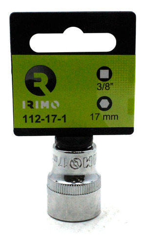 Dado Hexagonal 3/8 PLG 112-17-1 17 mm Irimo