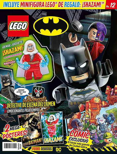 Revista Lego Panini Shazam  Dc Super Heroes Edición Limitada