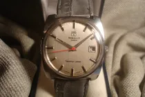 Comprar Estupendo Reloj Tissot Seastar Seven Antiguo Hombre Año1967 Gris Claro Cromado Gris Claro Metalizado