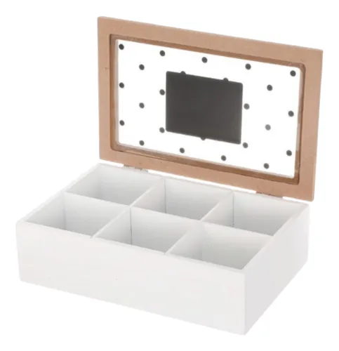 comprar Organizador De Madera\u002F Caja Para El Te 24*18*6.5 Cm