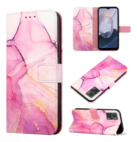 Funda Con Estampado De Mármol Para Motorola Moto E22i 4g/e22