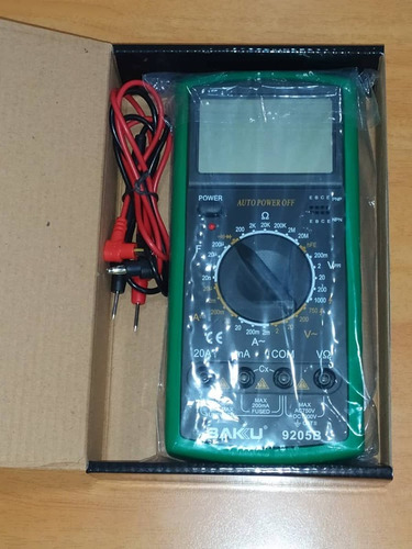 Tester Multimetro Digital Baku 9205b