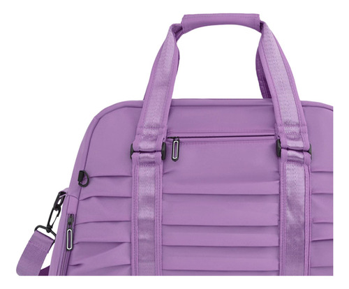 Bolsa De Deporte Para Gimnasio, Bolsa De Lona Púrpura Claro