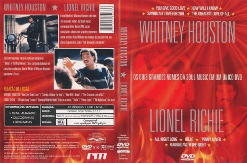 Whitney Houston Lionel Richie Dvd Original Lacrado