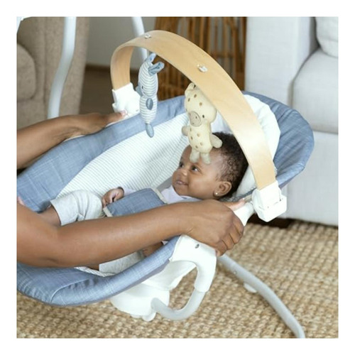 Ingenuity Simplecomfort Columpio Calmante Compacto, Barra De