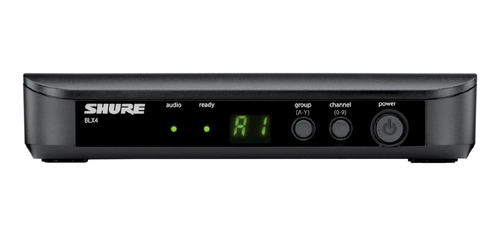 Sistema Inalámbrico Vocal Shure Blx24/pg58 Micrófono M15 Color Negro