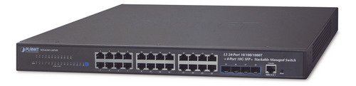 Switch Administrable Capa 3, 24-puertos 10/100/1000t + 4-pue