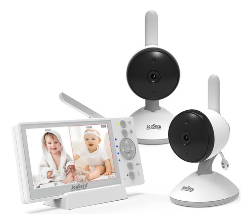 Baby Monitor 2 Camara 4.3 Pulgadas Lcd Split Screen 1000ft