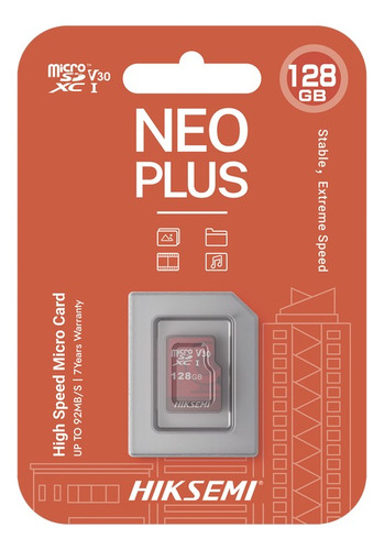 Micro Sd Para Camaras De Seguridad 128 Gb Hs-tf-e1 4 Piezas