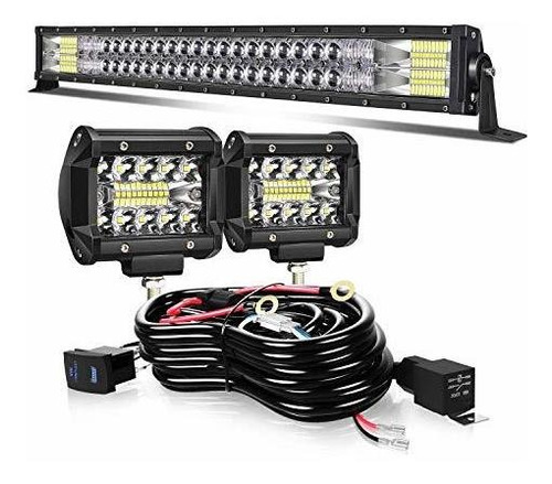 Barras De Luz - Barra De Luz Led 32 Pulgadas 5d 180w Punto D