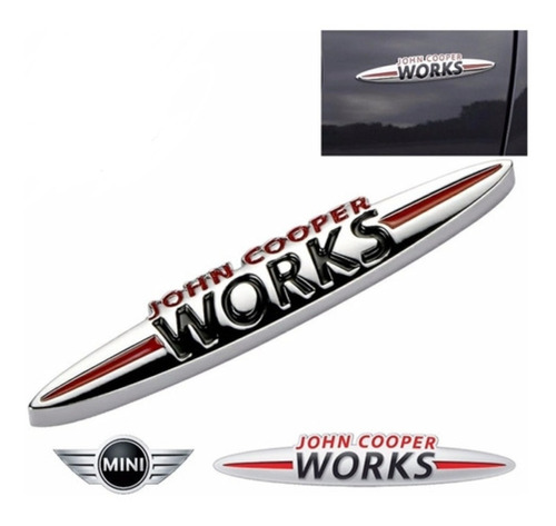 Emblema John Coopers Works Autoadherible Mini Coopers