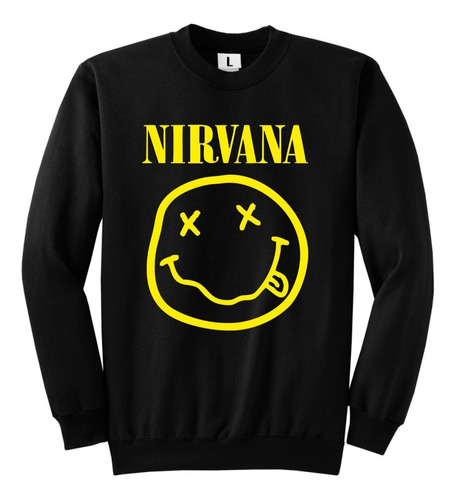 Buzo Clasico Nirvana - Logo Clasic- Friza Premium 