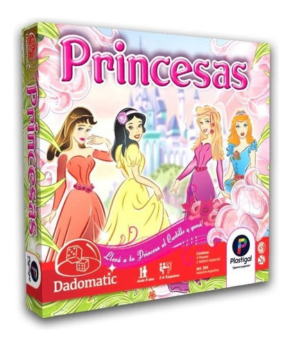 Juego De Mesa Dadomatic Princesas Plastigal (304)