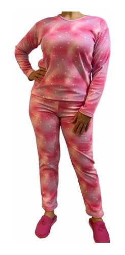 Conjunto Pijama Mujer Invierno Micro Polar 