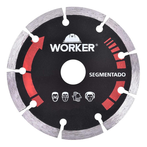 Disco Diamantado Segmentado 125mm Worker