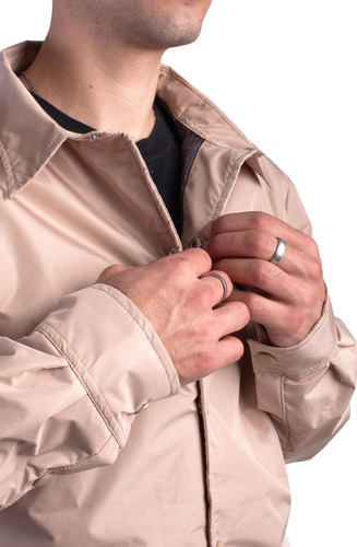 Imagen 6 de 7 de Campera Woodoo Coach Jacket Marplatizada - Kaki