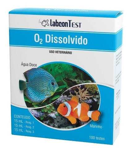 Alcon Labcon Teste O2 - Oxigênio Dissolvido (100 Testes)