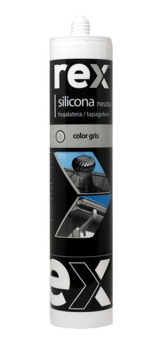 Kit Silicona Neutra Rex De 300ml X 3 Unidades