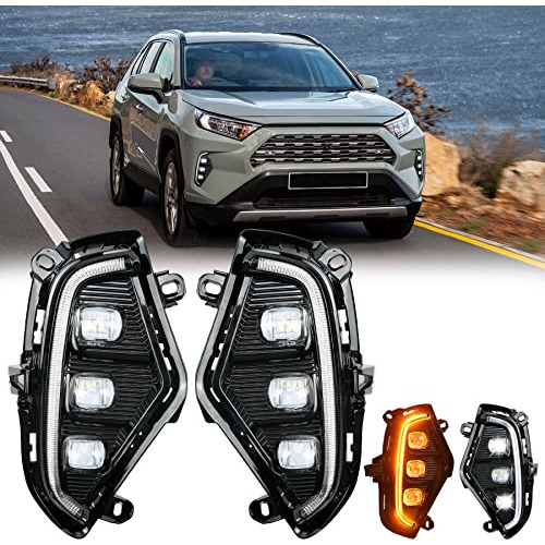 Luces De Circulación Diurna Led Toyota Rav4 2019 2020 ...