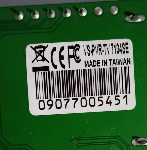 Placa Sintonizadora Kworld Plus Tv Pvr-tv 7134se